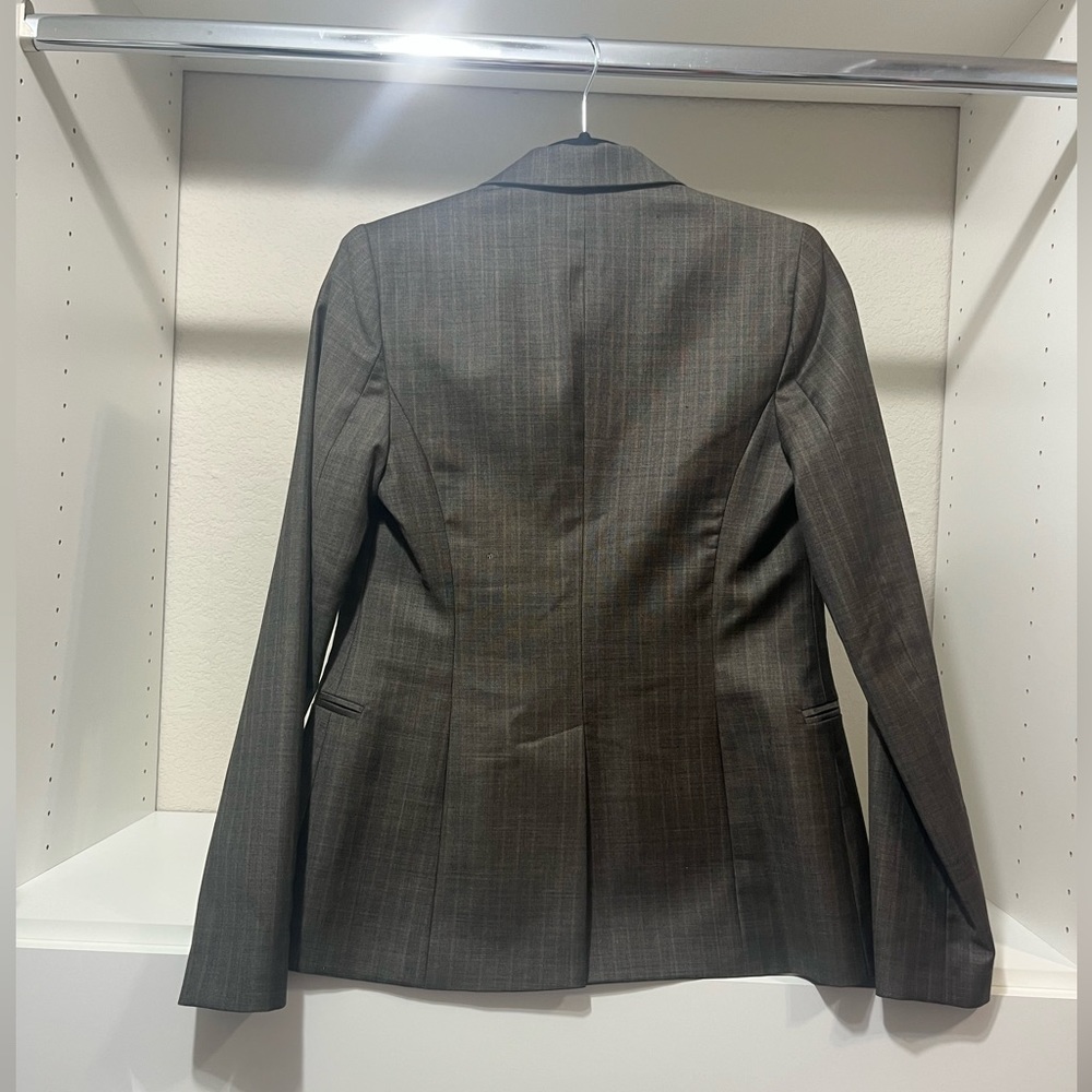 Generra Gray Checkered Blazer - image 3